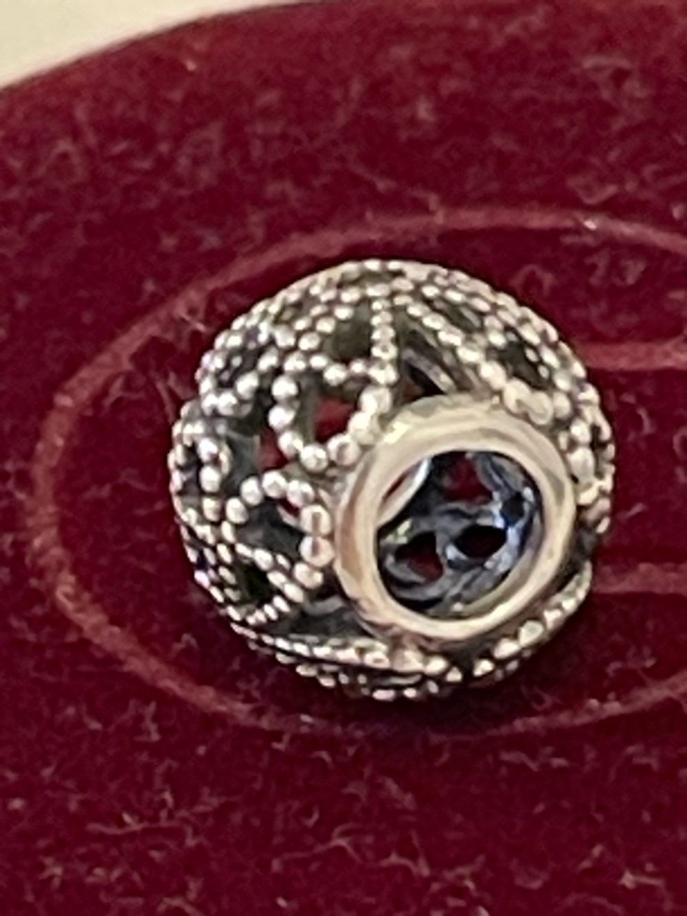💯% Authentic Pandora “RETIRED “ Openwork Roses Charm - Picture 4 of 7